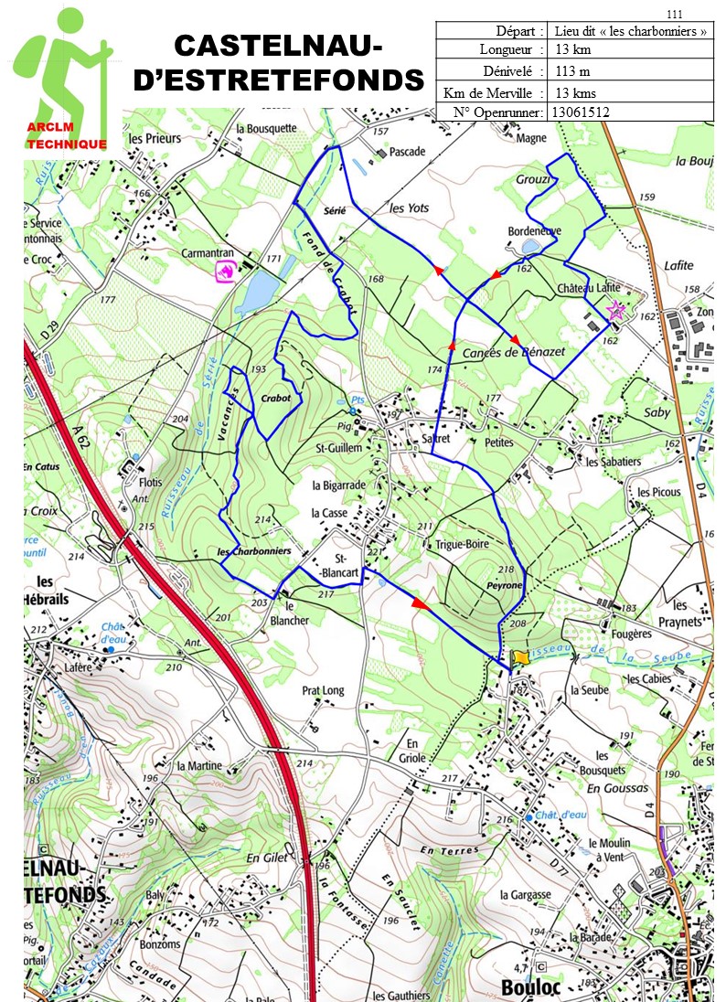 Randonnée à Castelnaud d'Estretefonds